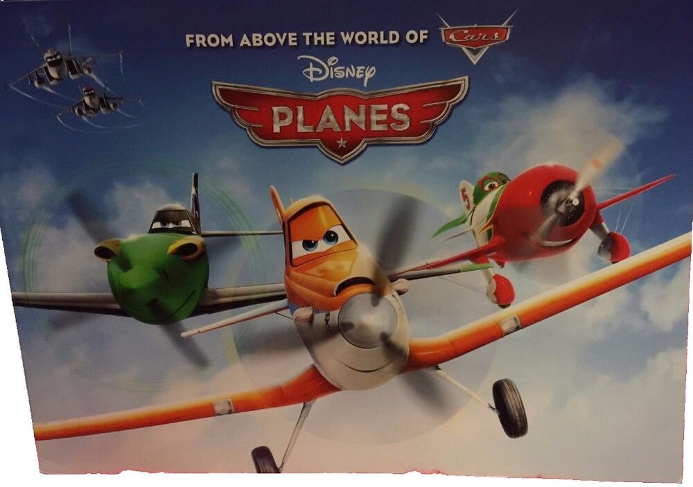 Disney Store Authentic Planes Set of 4 Lithographs NEW In Folder